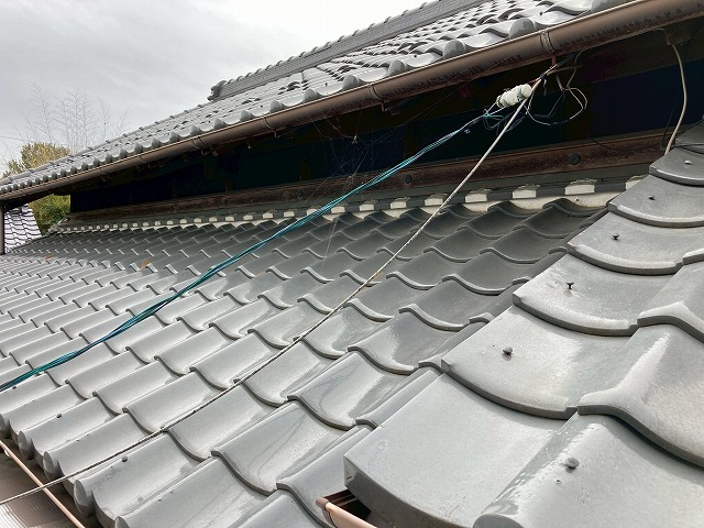 状態の良い瓦屋根